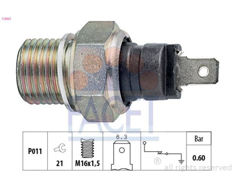 Oil pressure sensor