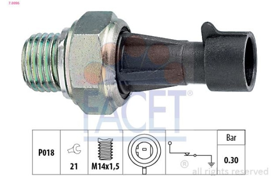 Oil pressure sensor