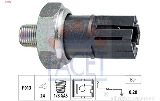 Oil pressure sensor