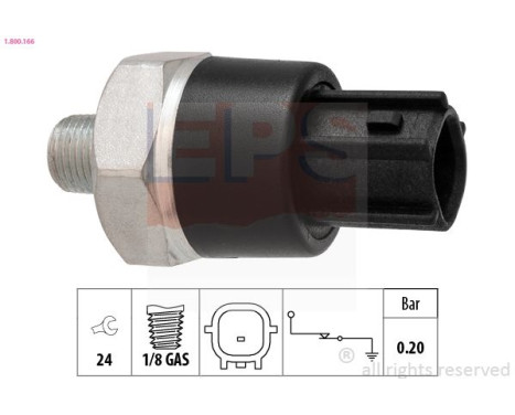 Oil Pressure Switch Made in Italy - OE Equivalent 1800166 EPS Facet