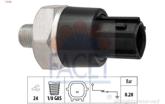 Oil Pressure Switch Made in Italy - OE Equivalent