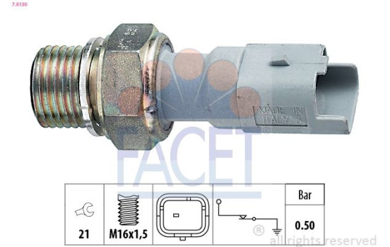 Oil Pressure Switch Made in Italy - OE Equivalent