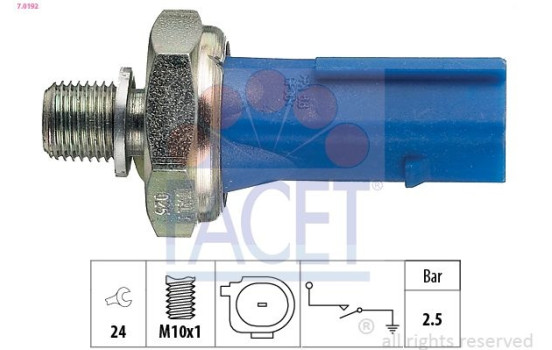 Oil Pressure Switch Made in Italy - OE Equivalent