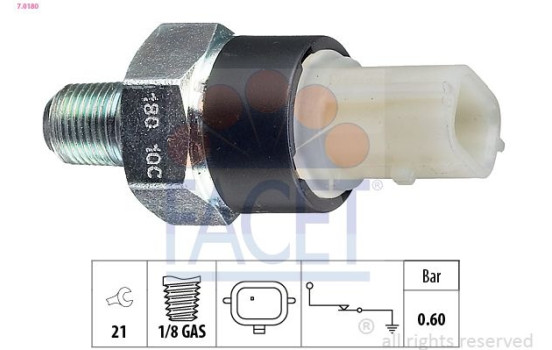 Oil Pressure Switch Made in Italy - OE Equivalent