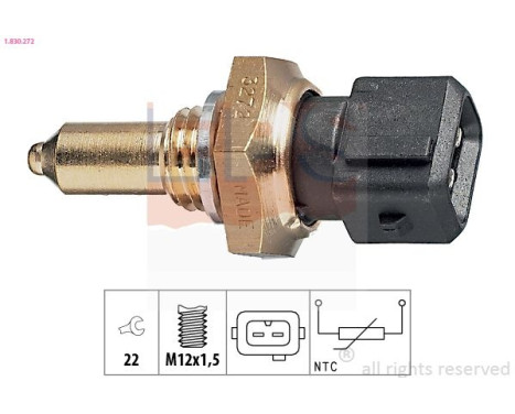 Sensor, cylinder head temperature Made in Italy - OE Equivalent 1.830.272 EPS Facet