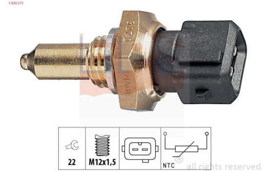 Sensor, cylinder head temperature Made in Italy - OE Equivalent 1.830.272 EPS Facet