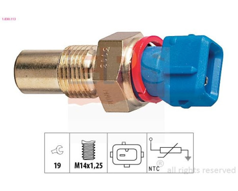 Sensor, oil temperature Made in Italy - OE Equivalent 1.830.113 EPS Facet