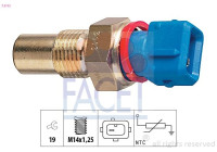 Sensor, oil temperature Made in Italy - OE Equivalent 7.3113 Facet