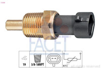 Sensor, oil temperature Made in Italy - OE Equivalent 7.3129 Facet