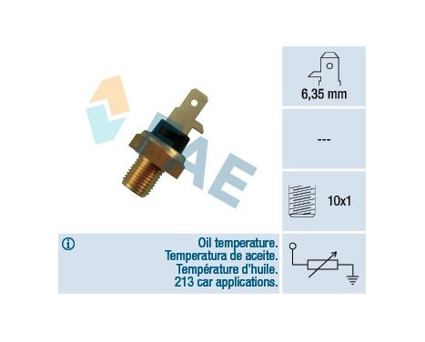 Sensor, oil temperature