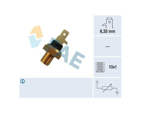 Sensor, oil temperature