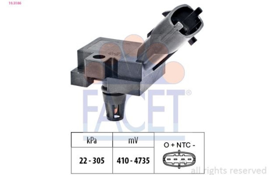 Air Pressure Sensor, height adaptation Made in Italy - OE Equivalent