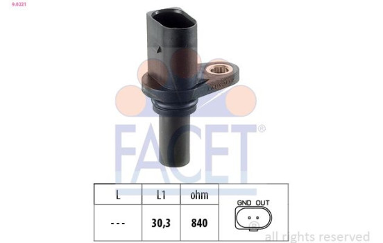 RPM Sensor, automatic transmission Made in Italy - OE Equivalent