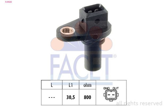 RPM Sensor, automatic transmission Made in Italy - OE Equivalent