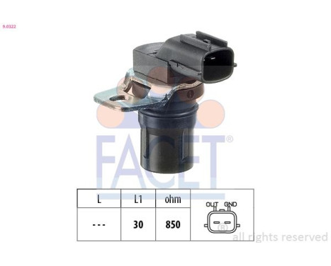 RPM Sensor, automatic transmission Made in Italy - OE Equivalent