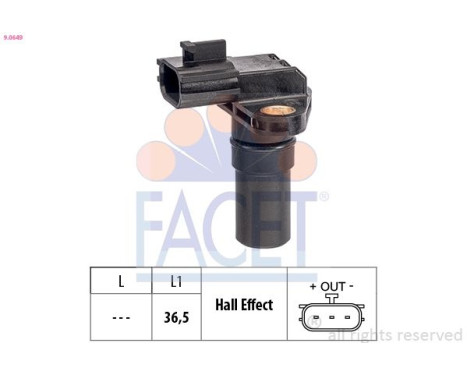 RPM Sensor, automatic transmission Made in Italy - OE Equivalent