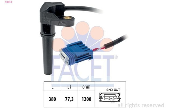 RPM Sensor, automatic transmission Made in Italy - OE Equivalent