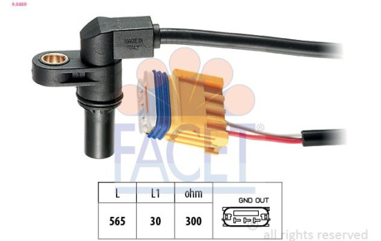 RPM Sensor, automatic transmission Made in Italy - OE Equivalent