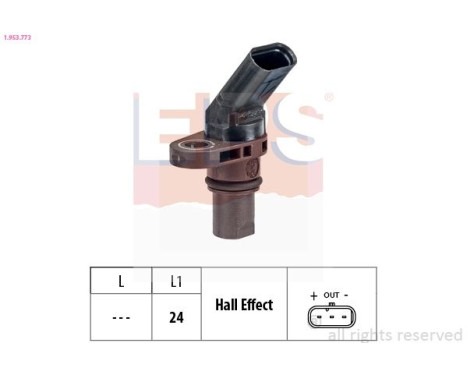 Sensor, RPM Made in Italy - OE Equivalent 1.953.773 EPS Facet