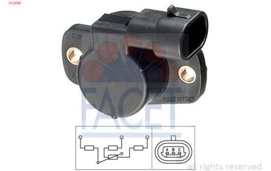 Sensor, throttle position Made in Italy - OE Equivalent