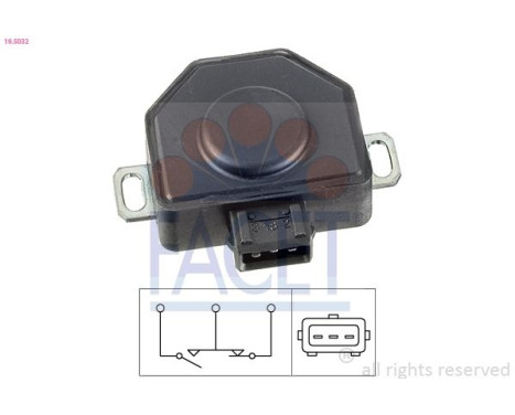 Sensor, throttle position Made in Italy - OE Equivalent