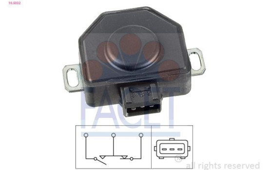 Sensor, throttle position Made in Italy - OE Equivalent