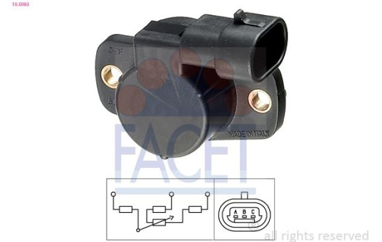 Sensor, throttle position Made in Italy - OE Equivalent