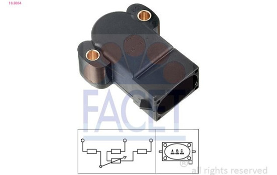 Sensor, throttle position Made in Italy - OE Equivalent