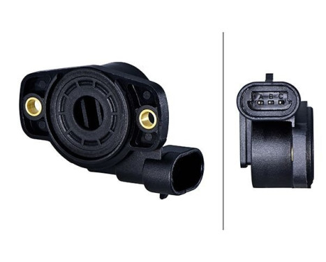 Sensor, throttle valve adjustment