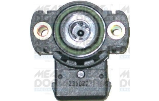 Sensor, throttle valve adjustment