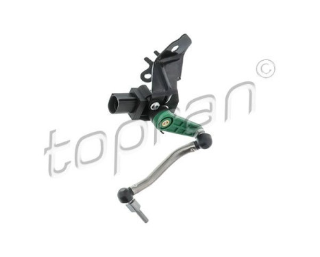 sensor, headlamp levelling adjustment element