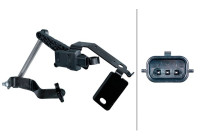 sensor, headlight height adjustment control element