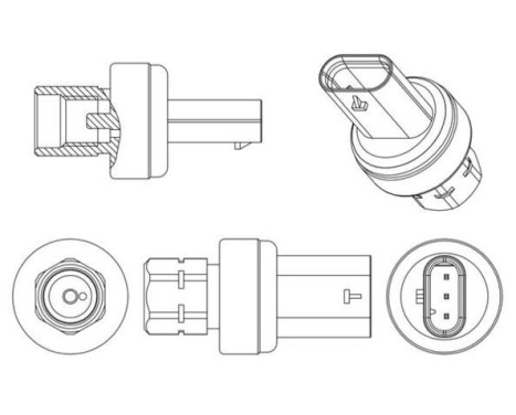 Pressure Switch, air conditioning BEHR *** PREMIUM LINE ***, Image 2