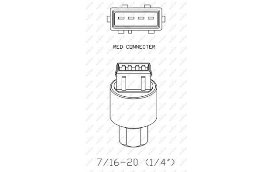 Pressure Switch, air conditioning EASY FIT, Image 2
