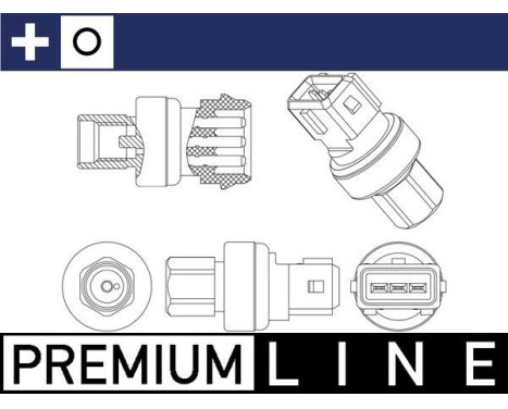 Pressure Switch, air conditioning PREMIUM LINE