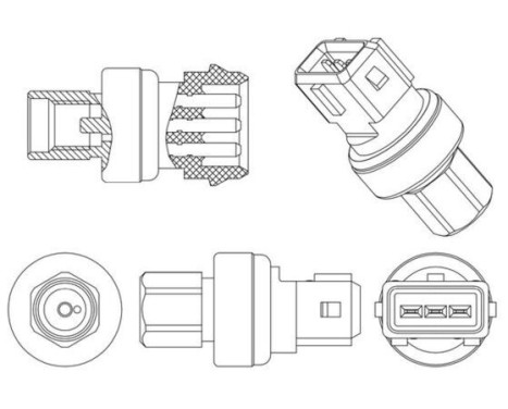 Pressure Switch, air conditioning PREMIUM LINE, Image 2