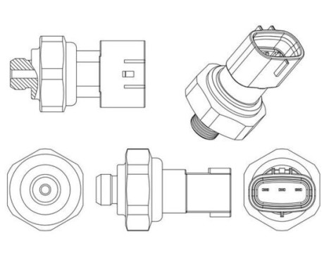 Pressure Switch, air conditioning PREMIUM LINE, Image 2