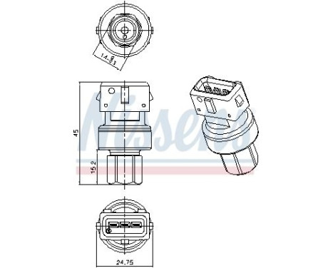 Pressure switch, air conditioning