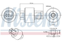 Pressure switch, air conditioning