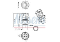 Pressure switch, air conditioning