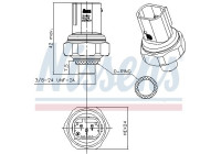 Pressure switch, air conditioning