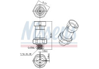 Pressure switch, air conditioning