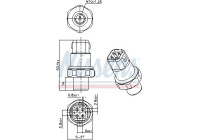 Pressure switch, air conditioning