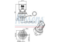 Pressure switch, air conditioning