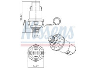 Pressure switch, air conditioning