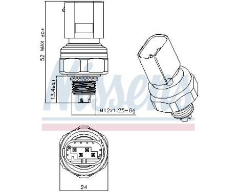 Pressure switch, air conditioning