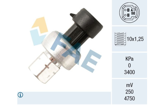 Pressure switch, air conditioning