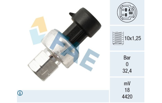 Pressure switch, air conditioning