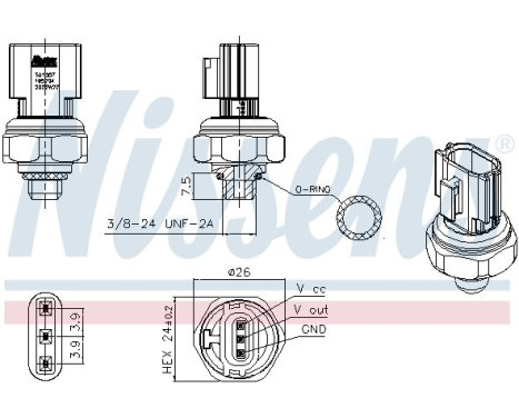 Pressure switch, air conditioning, Image 6