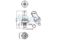 Pressure switch, air conditioning